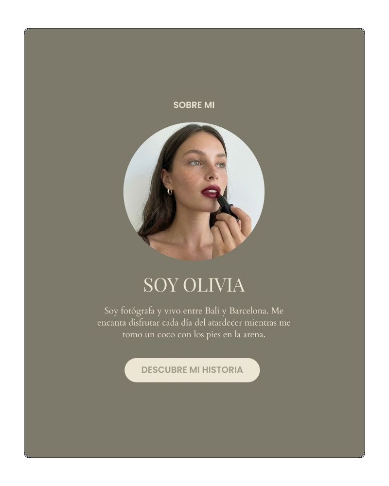 Email de presentación de la autora con el título «Soy Olivia»